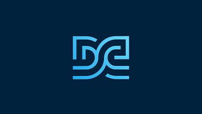D E logo study branding graphic design logo