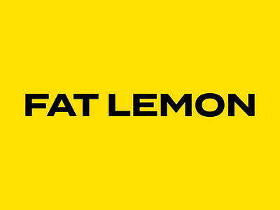 Fat Lemon Logo Animation animation branding logo motion graphics