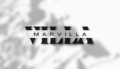 Villa Marvilla - Branding + Webpage 3d branding graphic design illustration logo realestate villa web webdesign