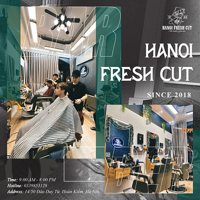 Hanoi Fresh Cut - GRAPHIC DESIGN PART 1 branding graphic design