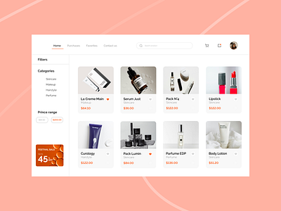 🧴Beauty E-commerce Concept App beauty app concept app ecommerce graphic design mobile app product design product development ui uxui web app