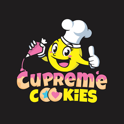 Logo Design: Cupreme Cookies branding graphic design logo