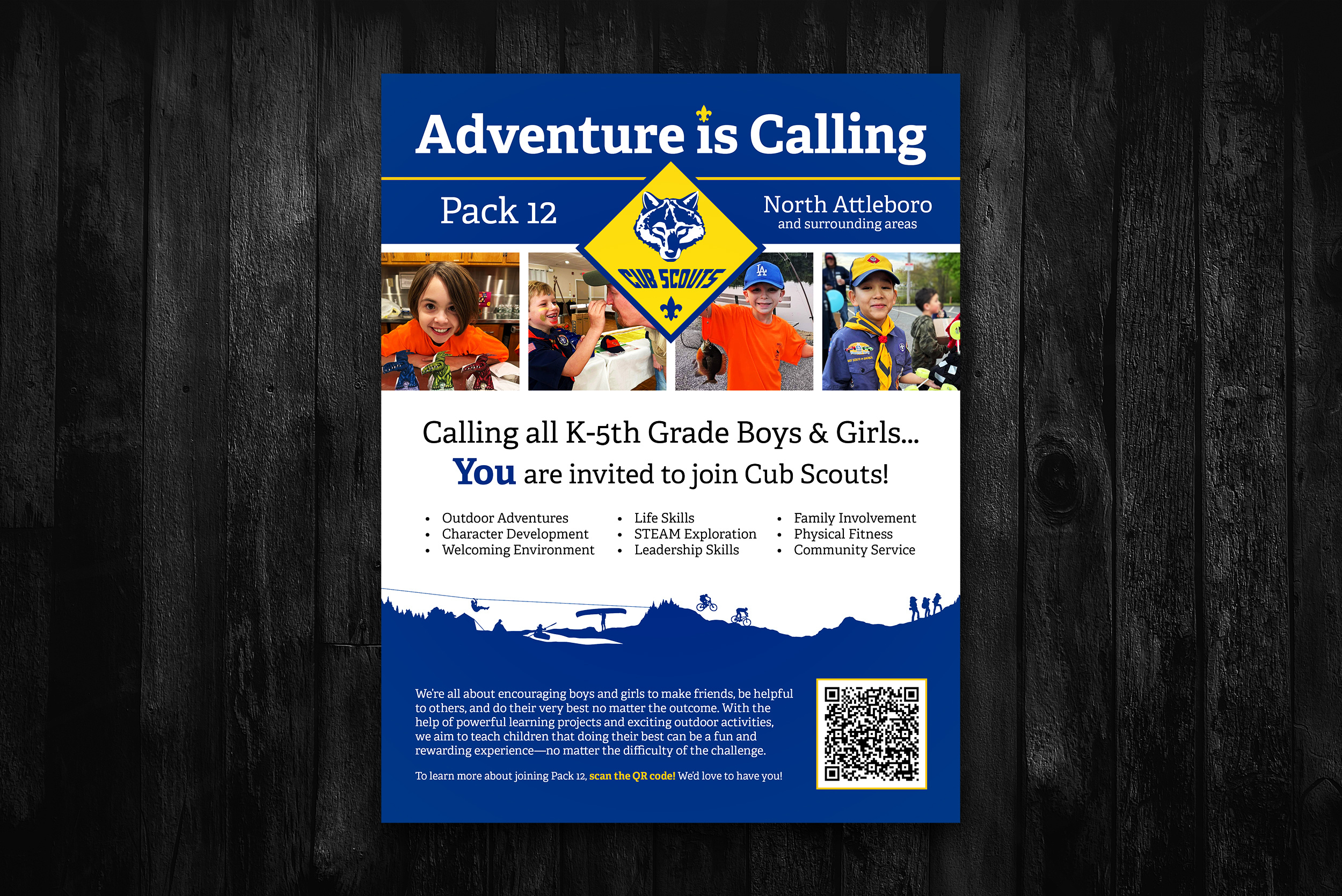 Example of Local Cub Scouts Recruitment Flyer