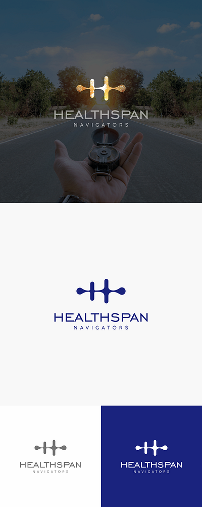 Logo for Healthspan Navigator branding logo