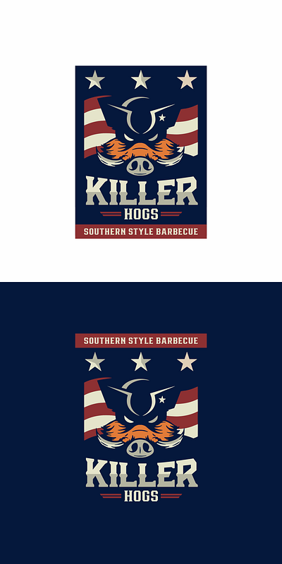 Logo for Killer Hogs branding logo