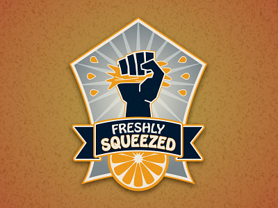 Freshly Squeezed Blog Logo blog brand logo vector