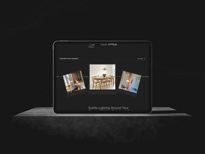 Louis Poulsen | Lamp Store | E-commerce redesign animation design ui ux web