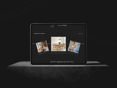 Louis Poulsen | Lamp Store | E-commerce redesign animation design ui ux web