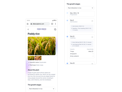 Agropedia for farmer agro app clean flat minimal plants responsive trend ui ui design ux design web