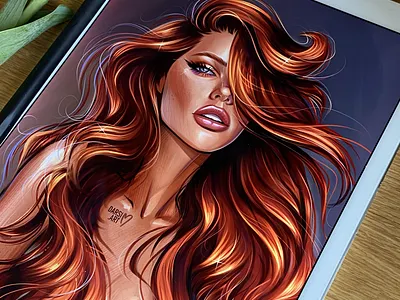 Portrait illustration book illustration darsi art darsiart digital art graphic design illustration illustrations logo portrait illustrations procreate