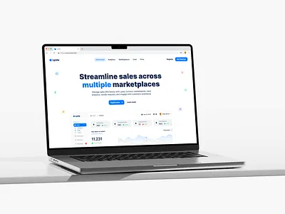 Lysta - Fintech Landing Page design fintech landing page fintech startup marketplaces personal finance app saas startup ui uiux uxui webdesign