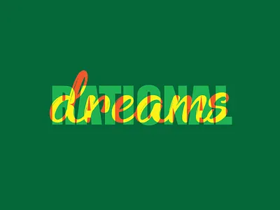 rational DREAMS design graphic design typography