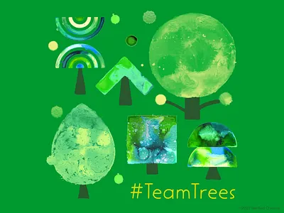 Arbor Day social post for Rarified Creative design graphic design illustration social post typography