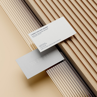 MORPHOSE x Wenger - Brand identity brand identity branding business card graphic design logo