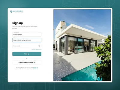 Sign Up Page | 2024 branding design figma graphic design logo registration page sign in page sign up page uiux website design