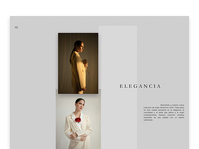 02 - Landing Page Concept for Fashion design fashion landin landing page typography ui web