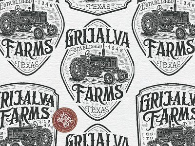 Grijalva Farms branding company brand logo company branding company logo design graphic design illustration logo typeface ui