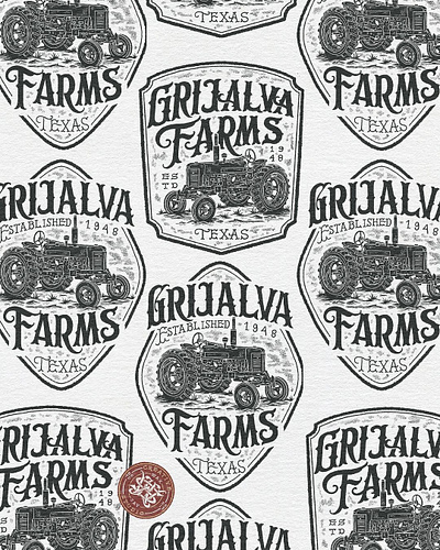 Grijalva Farms branding company brand logo company branding company logo design graphic design illustration logo typeface ui
