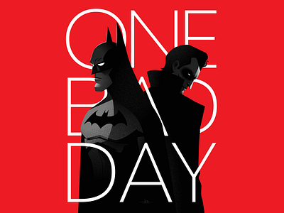 Batman: The Killing Joke poster adobe illustrator batman book cover comic book design graphic design illustration noir illustration poster typography vector vector art visual design