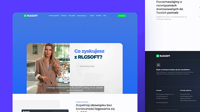 Landing Page for Waste Management Documentation Software app design footer hero section landing page modern saas ui web design