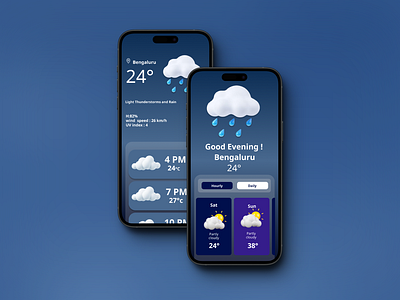 Glance & Go : Weather App on the GO ! app design branding figma mobile app ui ui design ux weather