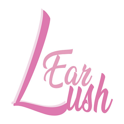 Ear Lush Logo Samples branding illustrator jewelry logo logo design