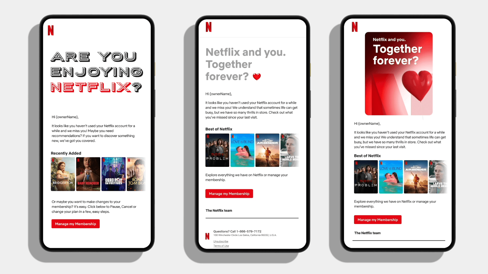 Netflix Email Concept