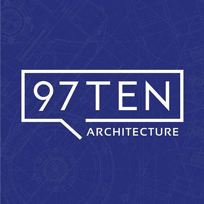 97TEN Architecture address adobeillustrator architect architecture art artist blueprint brand brand design branding design logo