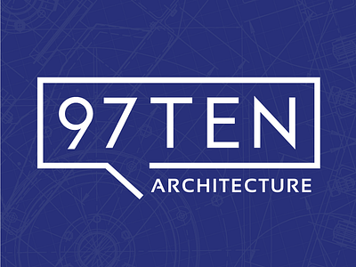 97TEN Architecture address adobeillustrator architect architecture art artist blueprint brand brand design branding design logo