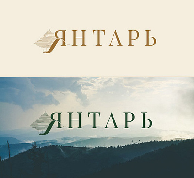 Логотип Янтарь branding design graphic design illustration logo сhallenge
