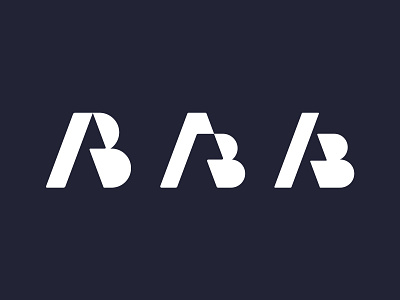 A + B Logo Concept a b logo coding logo creative logo developer logo letter a letter b minimal logo monogram slash logo