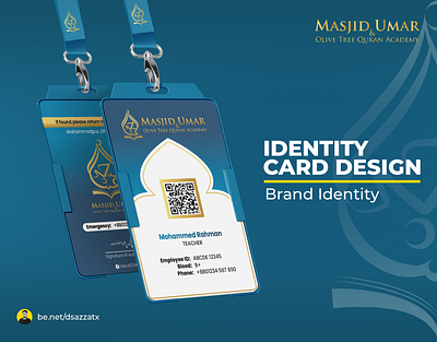 Identity Card Design branding design designer dsazzat dsazzatx graphic design graphic designer id card design identity card design print design