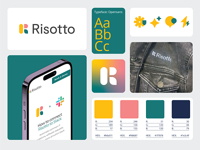 Risotto Branding bento branding colorful homepage illustration jonathan holt oakland san francisco web design