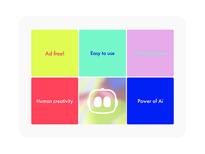 Instagram post thumbnails for Franklin - AI Chatbot App bran branddesign colors communication ill illustration instagram logo marketing post thumbnail visualdirection visualidentity