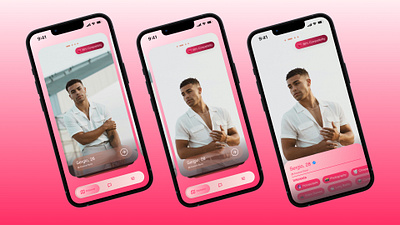 Daily UI 006 | User profiles for a dating app ui