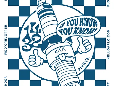 zundfolge - VW automotive design graphic design illustration iykyk sparkplug volkswagen vw zundfolge