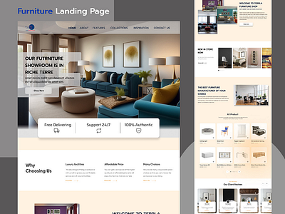 Interior furniture woocommerce website design dropshipping store ecommerce elementor webshop woocommerce wordpress