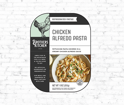 Microwavable Food Packaging Mockup branding design food packaging graphic design microwave meals vintage modern