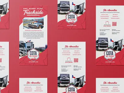 Circuit of The Americas RV Park Rack Card austin camping cota park rackcard rv texas