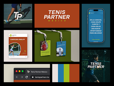 Tenis Partner Branding brand identity branding graphic design illustration