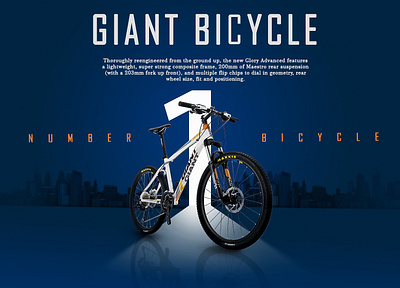 Giant bicycle poster design banner design bicycle cycle cycle racing cycle sale cycling cycling day exersice flyer design giant bicycle graphic designer marketing mountail cycle mountain poster design riding social media white cycle