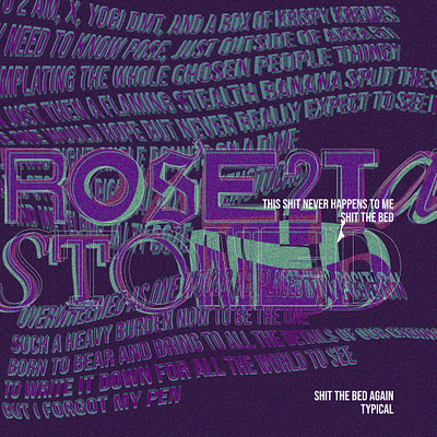 Rosetta Stoned graphic design illustration rosetta tool typography vector