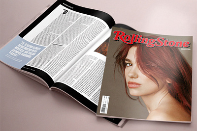 Rolling Stone Argentina Magazine design editorial graphic design indesign logo magazine rolling stone