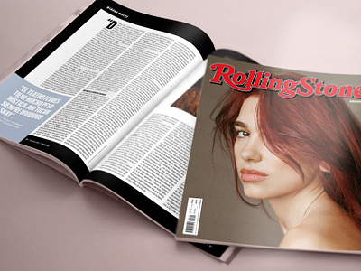 Rolling Stone Argentina Magazine design editorial graphic design indesign logo magazine rolling stone