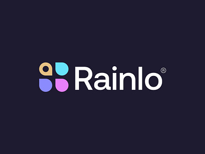 Rainlo® - Logo Design for Travel & Hotel App Company best logo brainstorm branding clean logo creative logo design hotels logo icon location logo logo logo design trends 2024 minimal logo modern logo pin logo r letter logo rain rain travel technology travel logo water