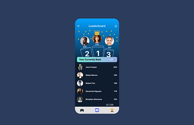 Leaderboard - Daily UI - Challenge #019 figma graphic design leaderboard ui ux