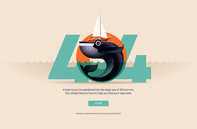 Creative 404 Page 2d 404 404 page cartoon character error page illustrated illustration ui uidesign user experience user interface ux uxdesign web web development webdesign website website design