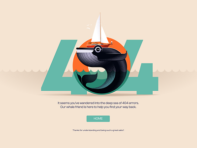 Creative 404 Page 2d 404 404 page cartoon character error page illustrated illustration ui uidesign user experience user interface ux uxdesign web web development webdesign website website design