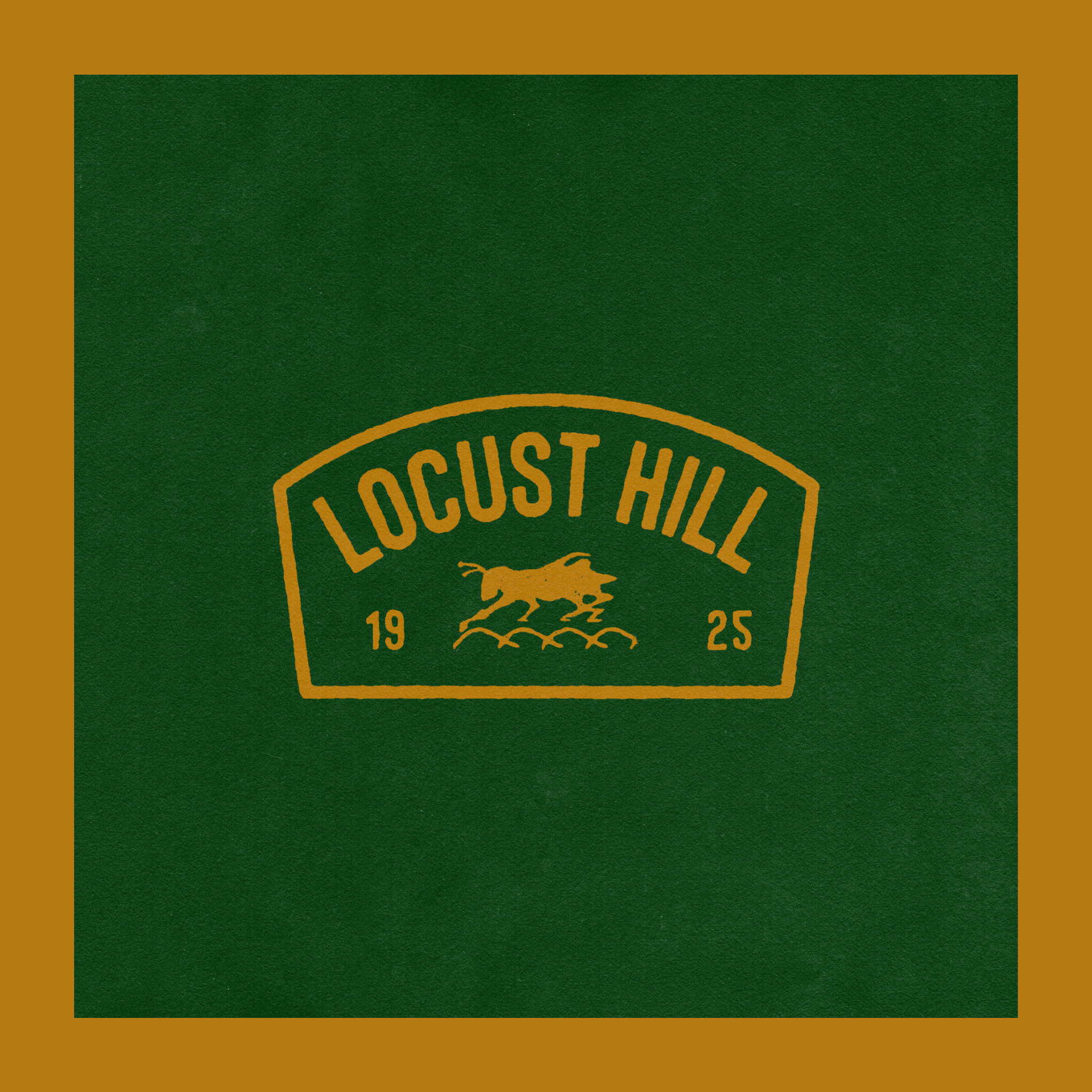 Badge Design - Locust Hill Golf Course athletics badge badge design brand identity branding design golf graphic design grunge illustration logo logo design logo designer minimal retro sports sports design typography vintage visual identity