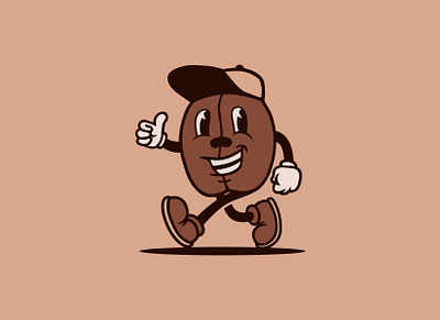 Son of a Bean Mascot animation brand identity coffee shop logo toronto